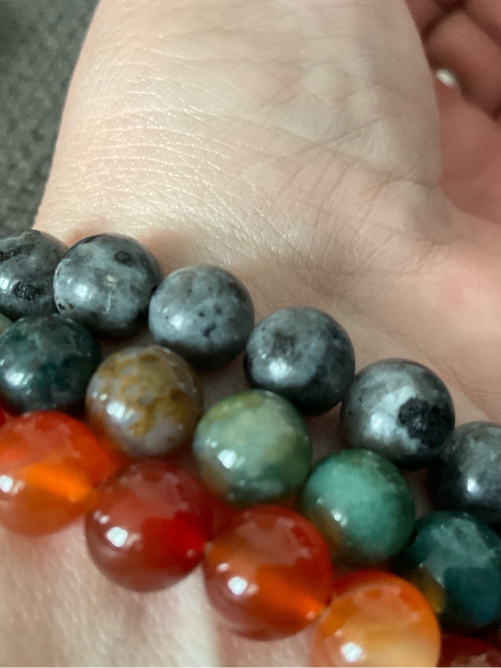 3 Natural Stone Bracelets